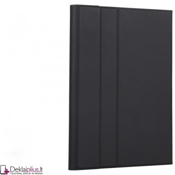 Folio dirbtinos odos atverčiamas dėklas - juodas (Samsung Tab A8 10.5 (X200/205)